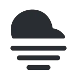 Cloud Fog SVG Icon